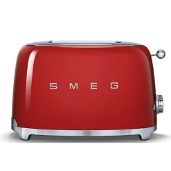 Smeg Mini Kettle & 2 Slice Toaster Set - Red