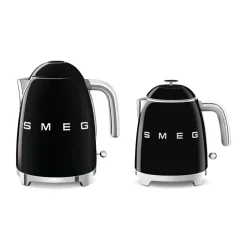 Smeg Mini Kettle & 2 Slice Toaster Set - Black