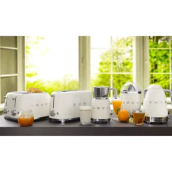 Smeg Mini Kettle & 2 Slice Toaster Set - Cream
