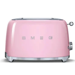 Smeg Mini Kettle & 2 Slice Toaster Set - Pink