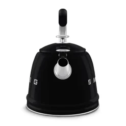 Smeg 50's Retro Style WKF01 Whistling Stove Top Kettle - Black