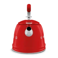 Smeg 50's Retro Style WKF01 Whistling Stove Top Kettle - Red