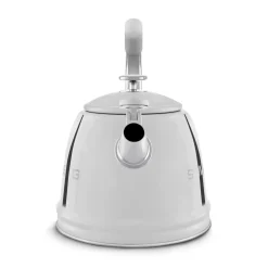 Smeg 50's Retro Style WKF01 Whistling Stove Top Kettle - Chrome