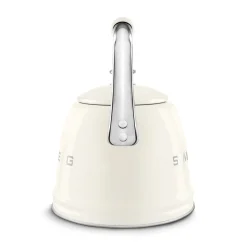 Smeg 50's Retro Style WKF01 Whistling Stove Top Kettle - Cream