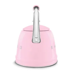 Smeg 50's Retro Style WKF01 Whistling Stove Top Kettle - Pink
