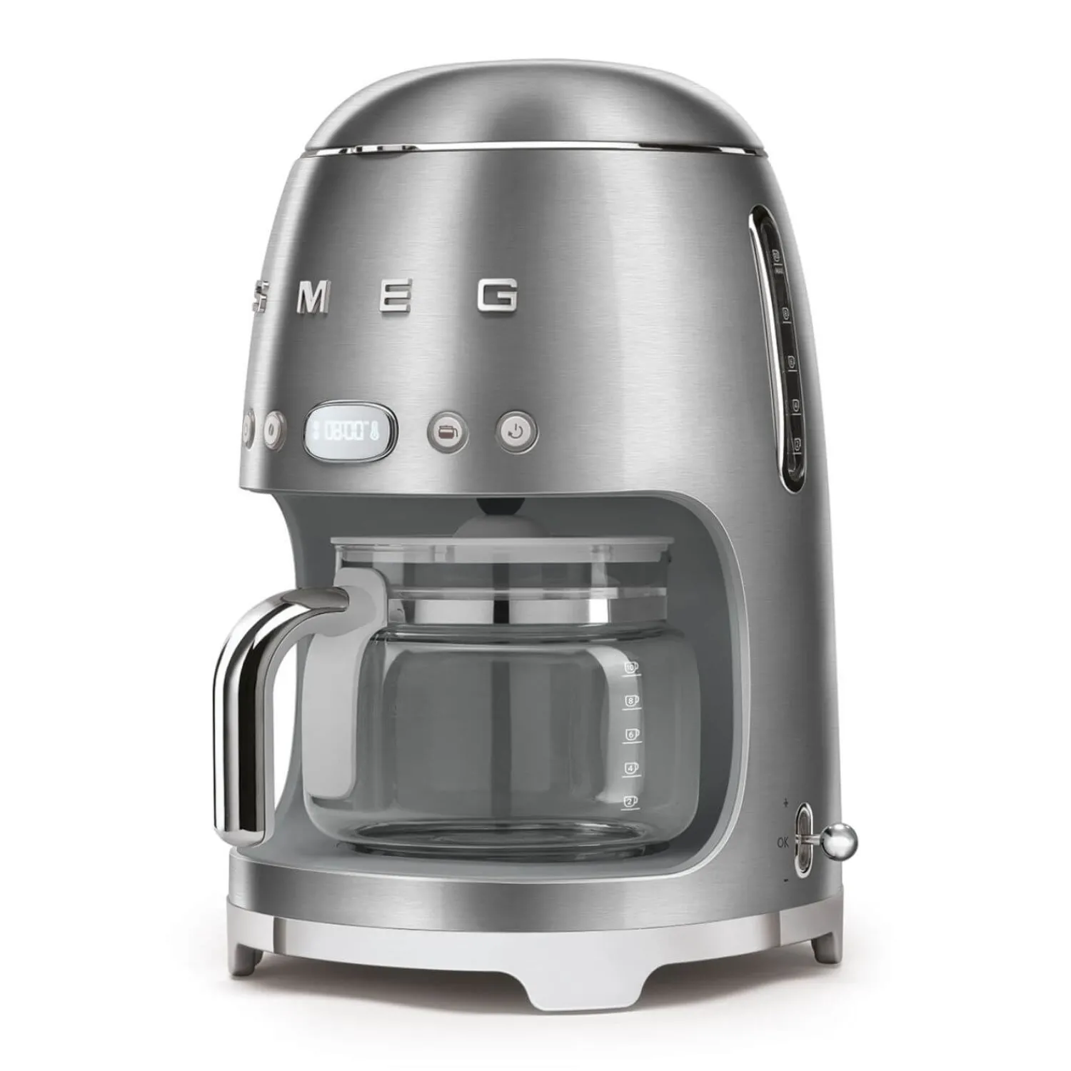 Smeg 50's Style Retro DCF02 Drip Filter Coffee Machine - Stainless Steel