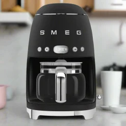 Smeg 50's Style Retro DCF02 Drip Filter Coffee Machine - Matte Black