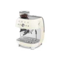 Smeg 50s Style Retro EGF03 Bean-to-Cup Espresso Coffee Machine - Cream