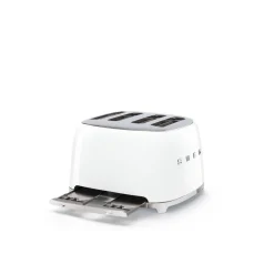 Smeg 50's Style Retro TSF03 4 Slice Toaster - White
