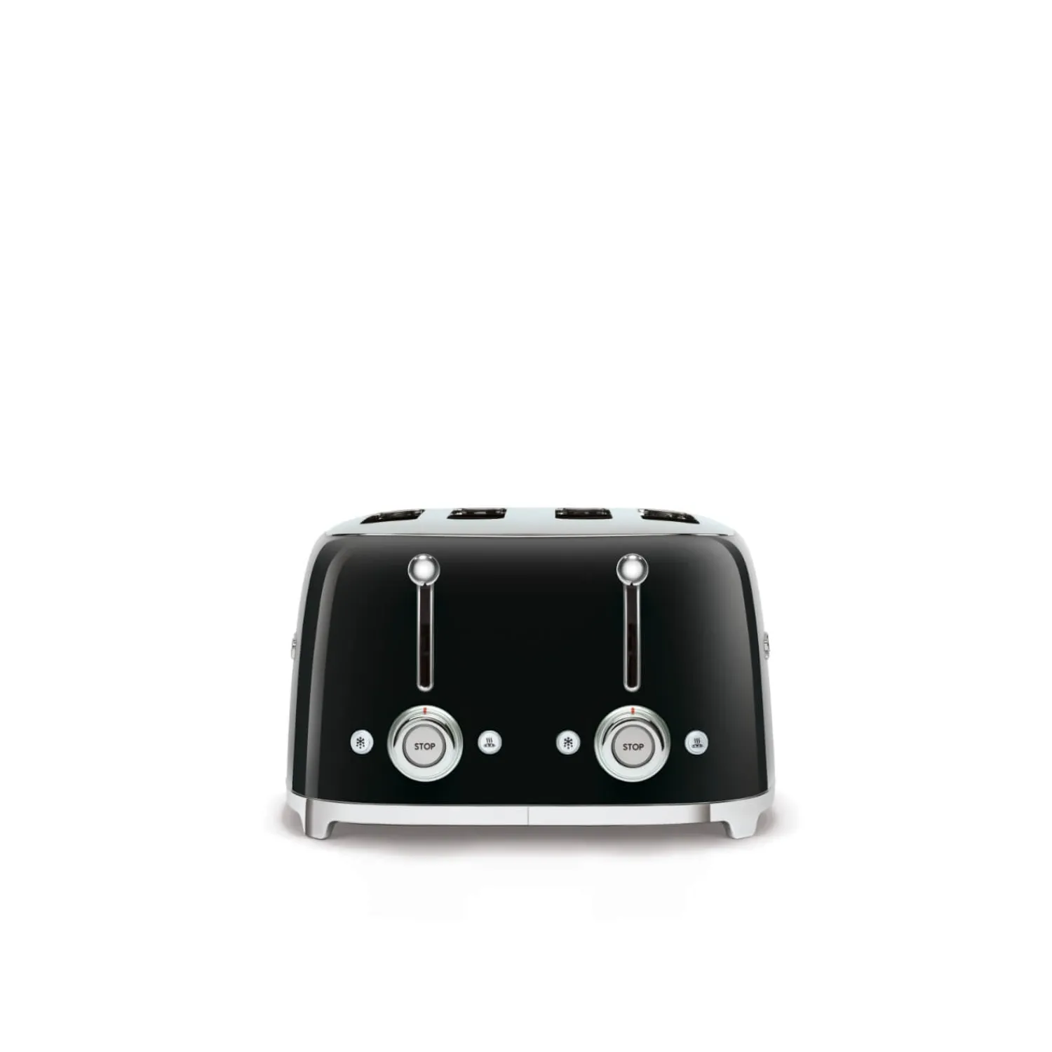 Smeg 50's Style Retro TSF03 4 Slice Toaster - Black