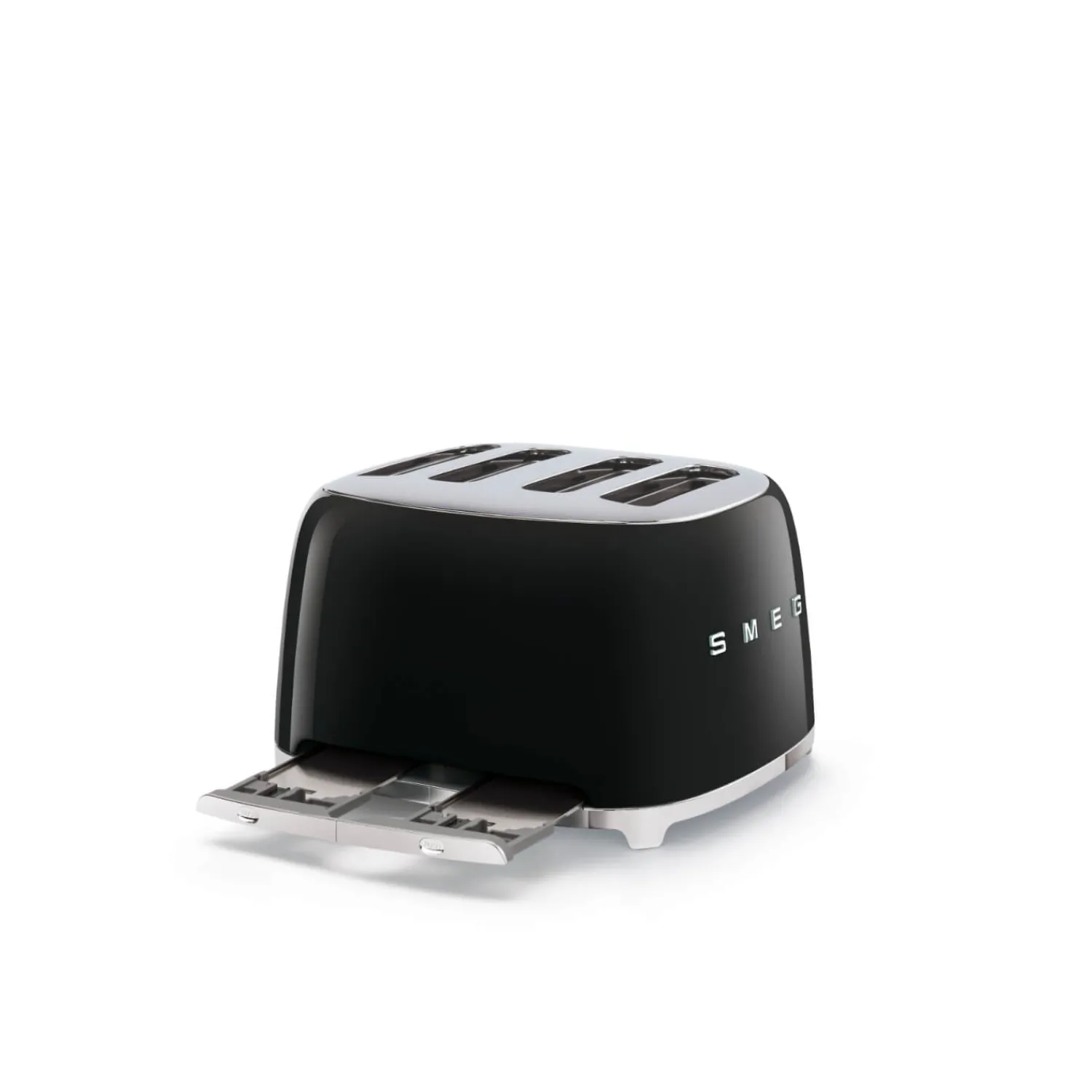 Smeg 50's Style Retro TSF03 4 Slice Toaster - Black