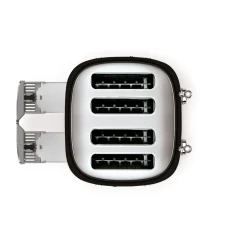 Smeg 50's Style Retro TSF03 4 Slice Toaster - Black