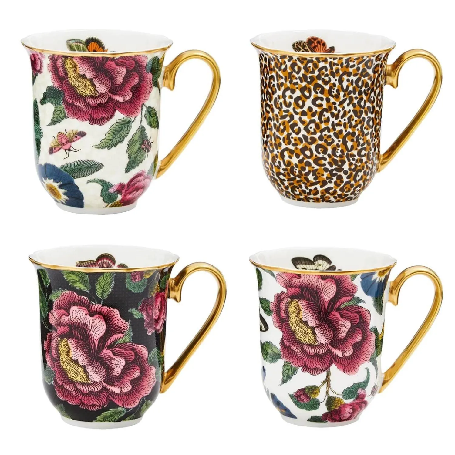 SPODE Creatures Of Curiosity 4 Piece Mug Gift Set