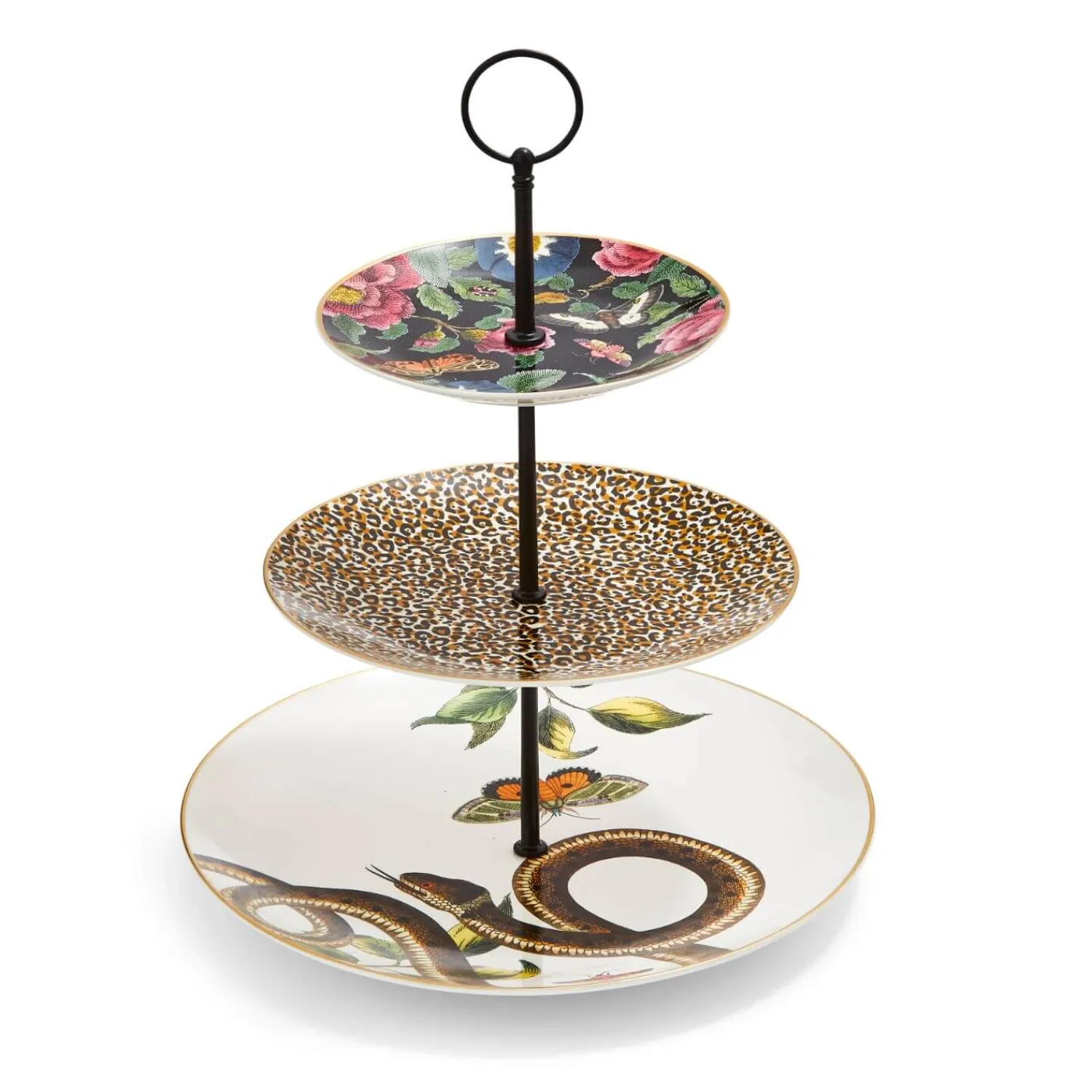 SPODE Creatures of Curiosity Cake Stand - 3 Tier
