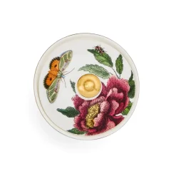 SPODE Creatures of Curiosity Sugar Bowl with Lid - Floral / Leopard