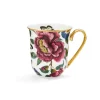 SPODE Creatures of Curiosity Mug - Floral / White