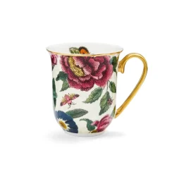 SPODE Creatures of Curiosity Mug - Floral / Cream