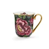 SPODE Creatures of Curiosity Mug - Floral / Black