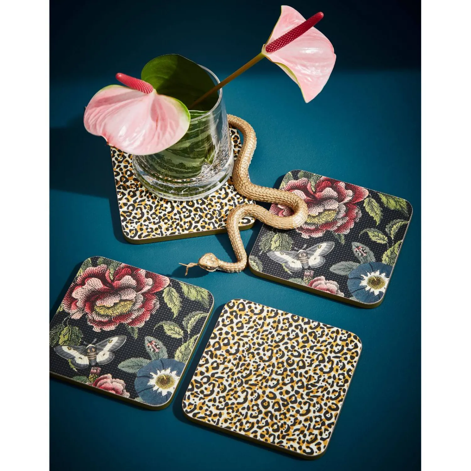 SPODE Creatures of Curiosity Coasters - Set of 4