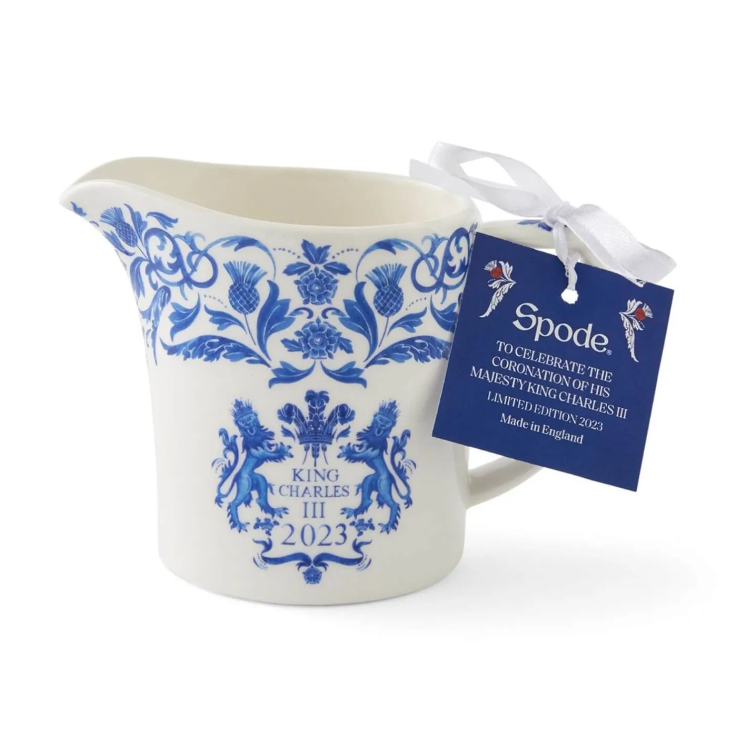 SPODE Kings Coronation Commemorative Limited Edition Cream Jug