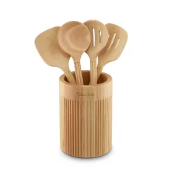 Sur La Table Colour Me Happy 4-Piece Utensil Set With Holder