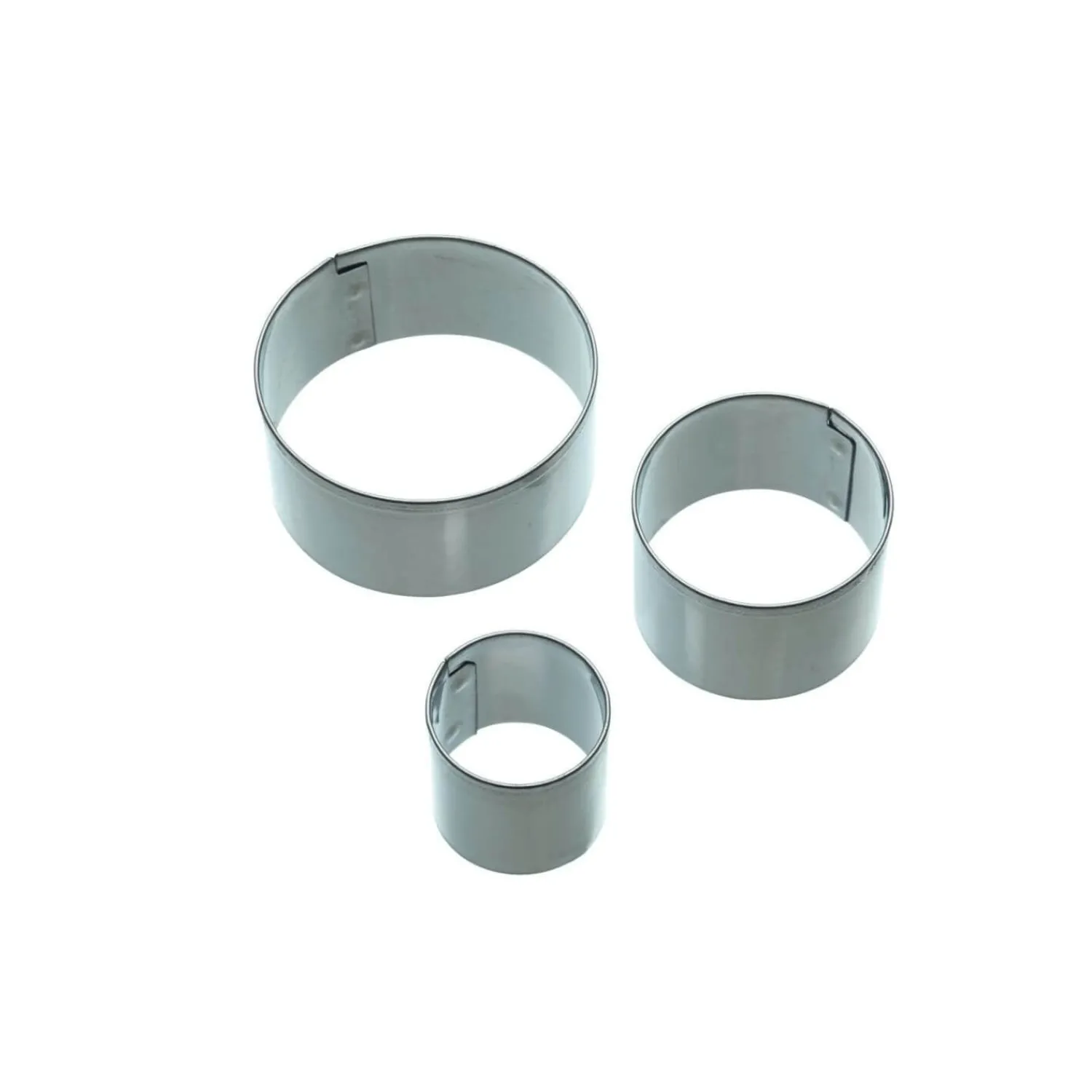 Sweetly Does It 3 Piece Metal Fondant Cutter Set - Round