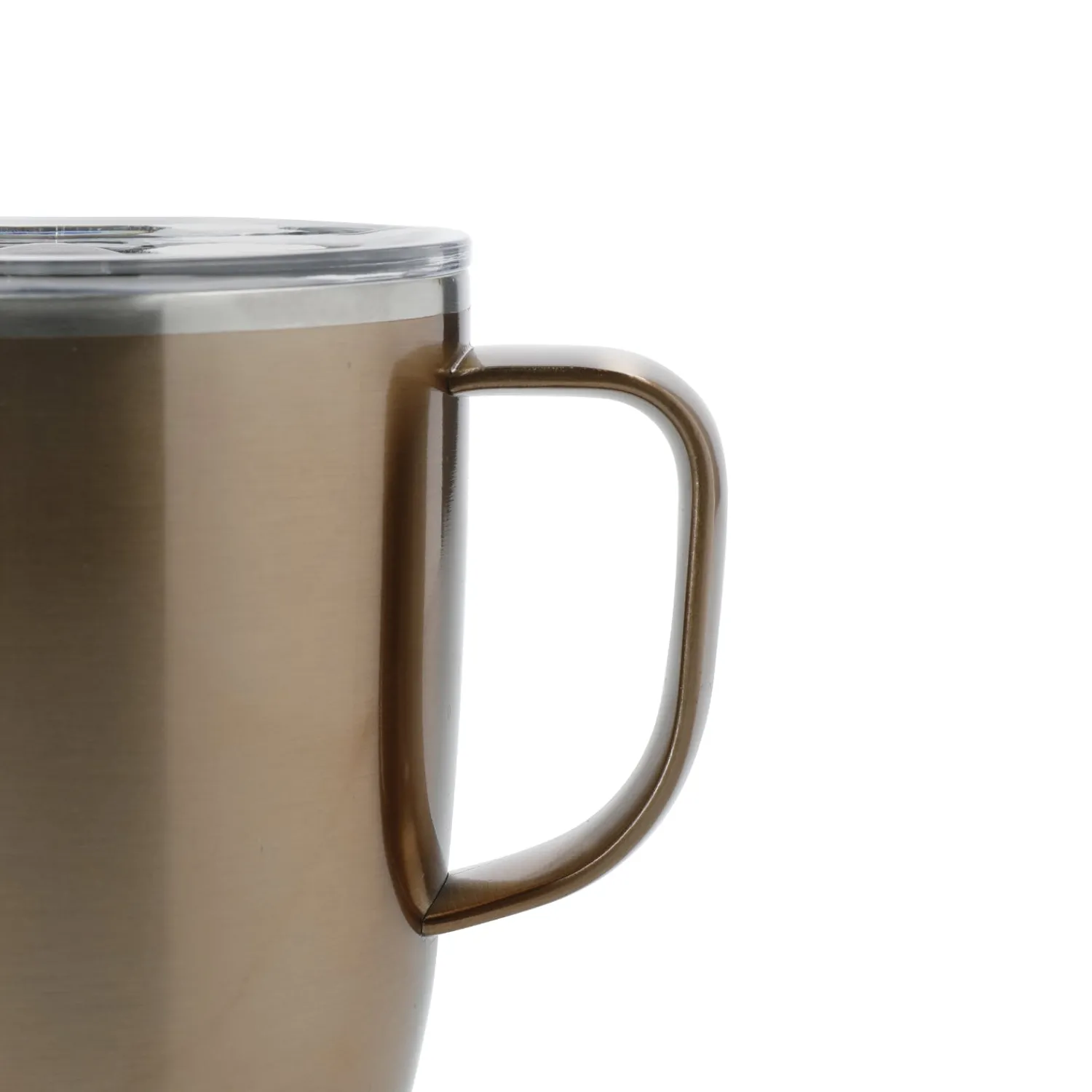 S'Well S'well 350ml Travel Mug with Handle - Pyrite
