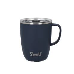 S'Well S'well 350ml Travel Mug with Handle - Azurite