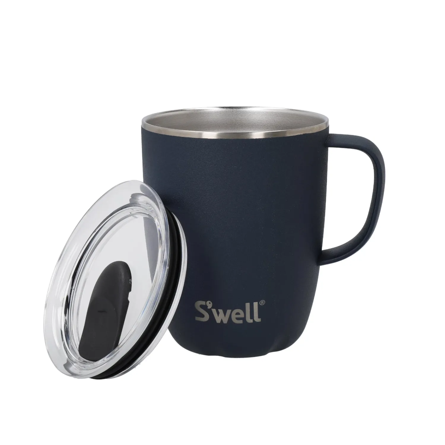 S'Well S'well 350ml Travel Mug with Handle - Azurite