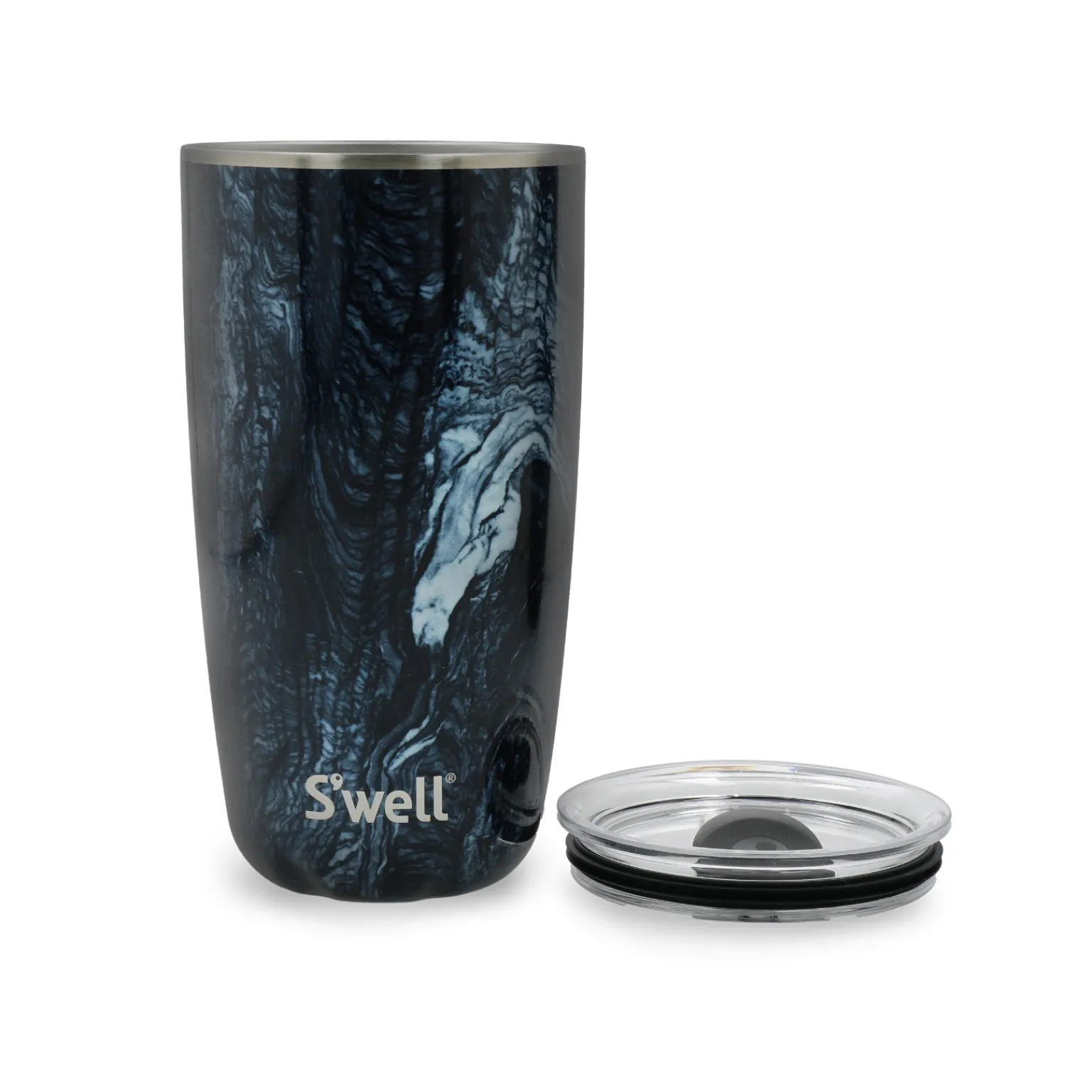 S'Well S'well 530ml Travel Tumbler with Lid - Azurite Marble