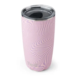 S'Well S'well 530ml Travel Tumbler with Lid - Lavender Swirl