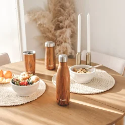 S'Well S'well 470ml Traveler Reusable Water Bottle - Teakwood