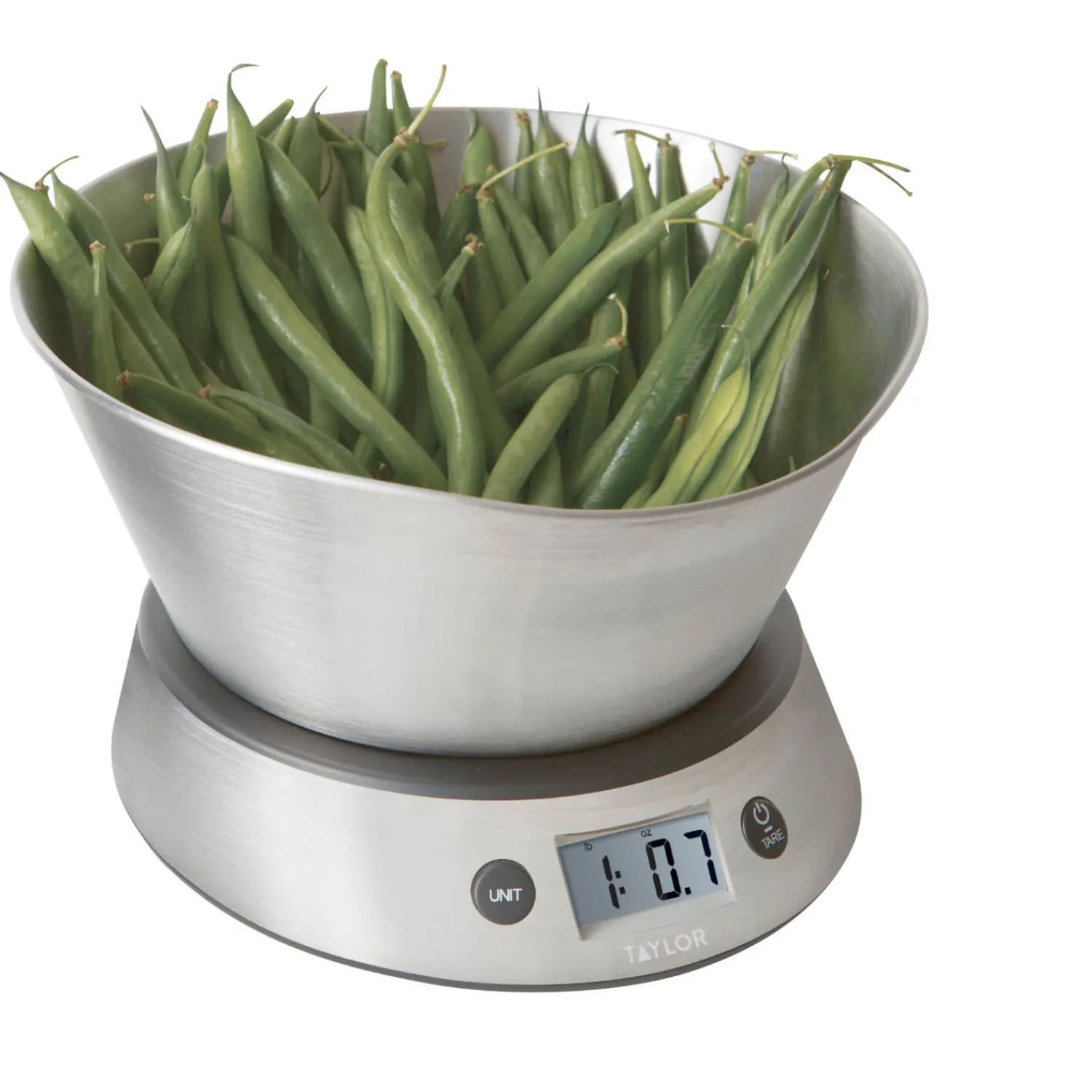 Taylor Pro Stainless Steel 5kg Weighing Bowl Digital Scale