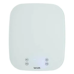Taylor Pro Waterproof Digital 14kg Kitchen Scale - White