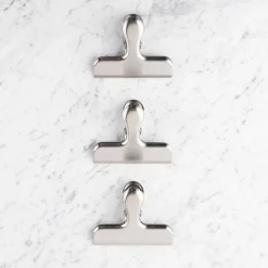Taylor's Eye Witness Taylor's Eye Witness 3 Piece Medium Bag Clip Set - Stainless Steel