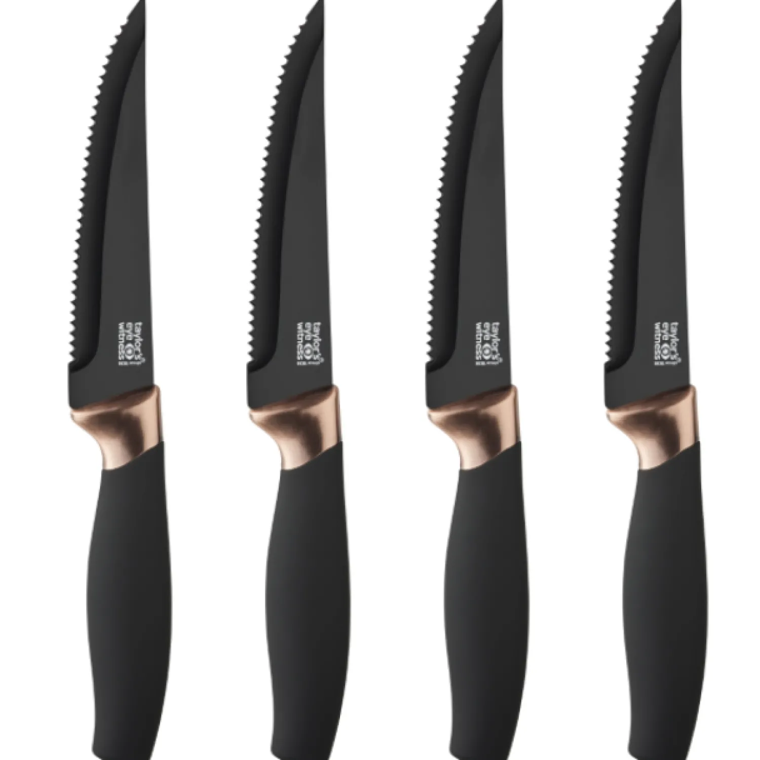 Taylor's Eye Witness Taylor's Eye Witness Brooklyn 4 Piece Steak Knife Set - Copper