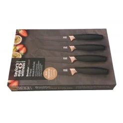 Taylor's Eye Witness Taylor's Eye Witness Brooklyn 4 Piece Steak Knife Set - Copper