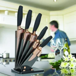 Taylor's Eye Witness Taylor's Eye Witness Brooklyn 5 Piece Fan Knife Set - Rose Gold
