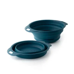 Taylor's Eye Witness Taylor's Eye Witness 20cm Collapsible Colander - Chatsworth Blue