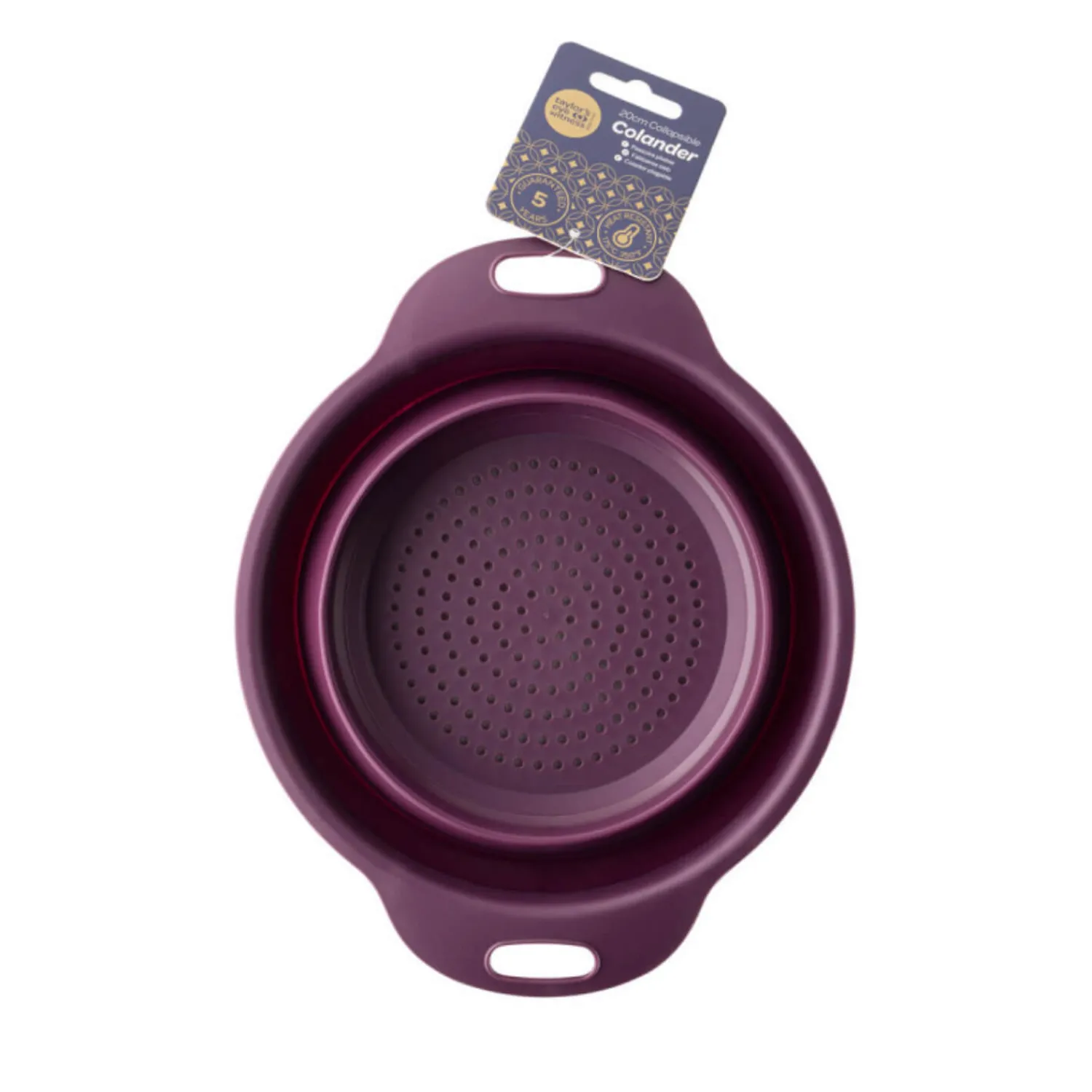 Taylor's Eye Witness Taylor's Eye Witness 20cm Collapsible Colander - Mulberry