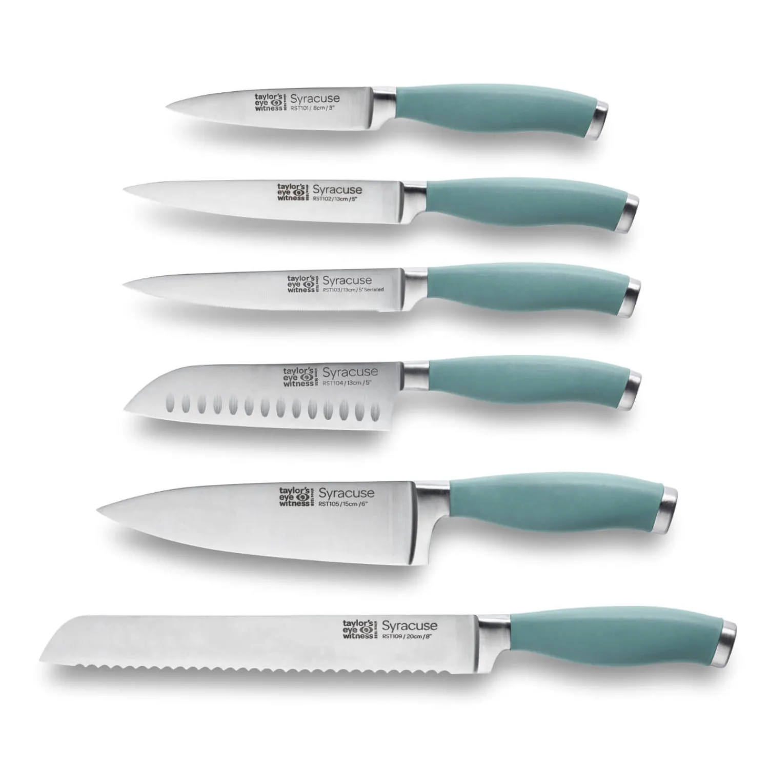 Taylor's Eye Witness Taylor's Eye Witness 13cm Syracuse Serrated Utility Knife - Aqua