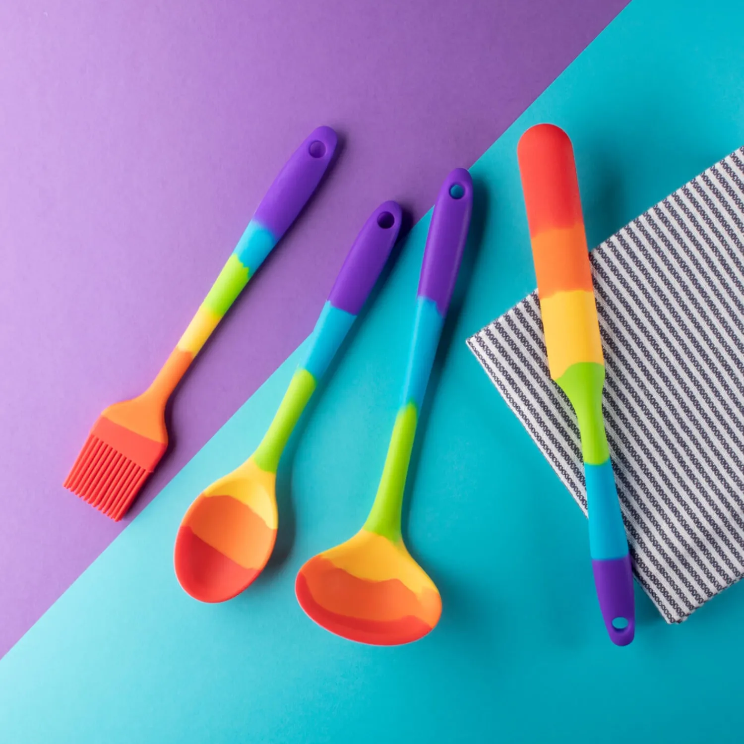 Taylor's Eye Witness Taylor's Eye Witness Mini Silicone Ladle - Rainbow