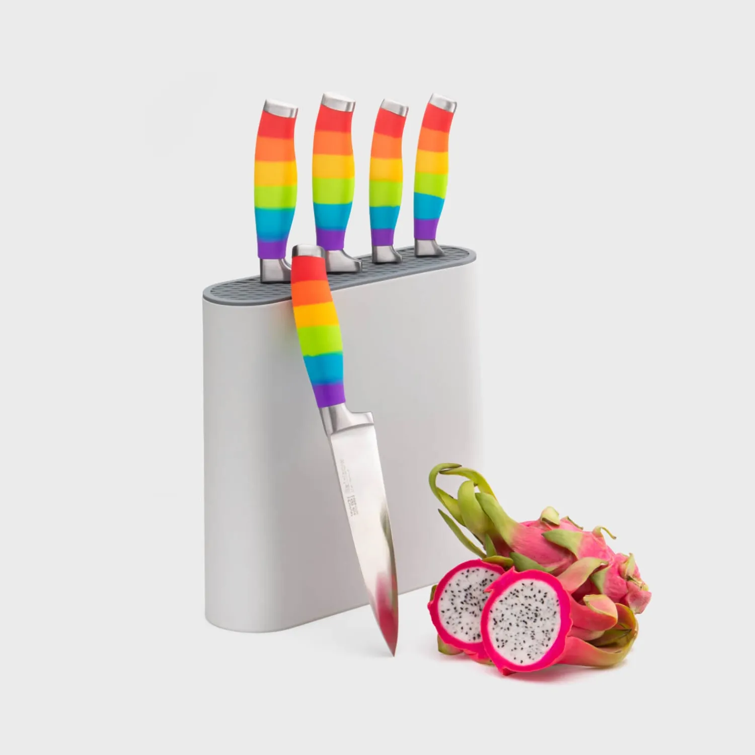 Taylor's Eye Witness Taylor's Eye Witness 5-Piece Kitchen Knife Block Set - Rainbow