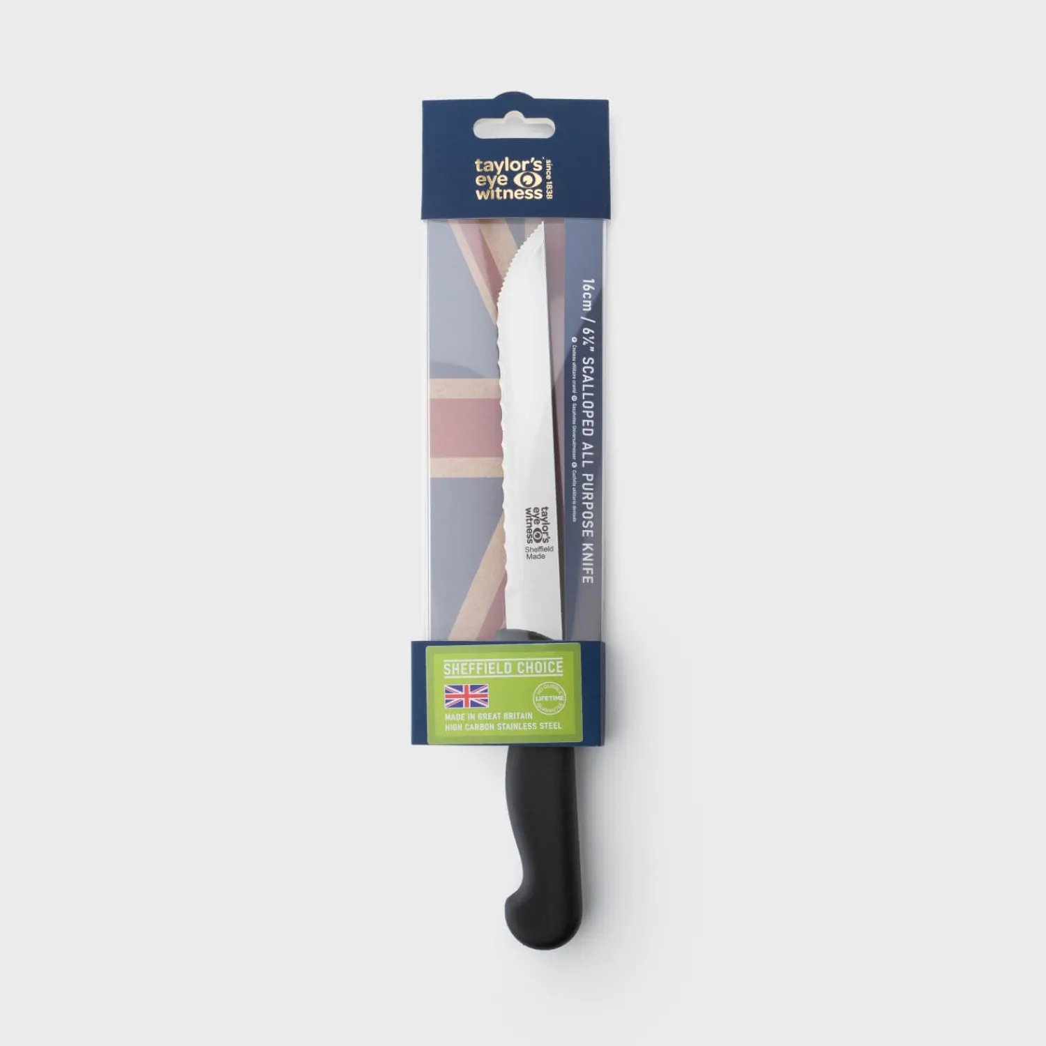 Taylor's Eye Witness Taylor's Eye Witness Sheffield Choice 16cm Scalloped All Purpose Knife