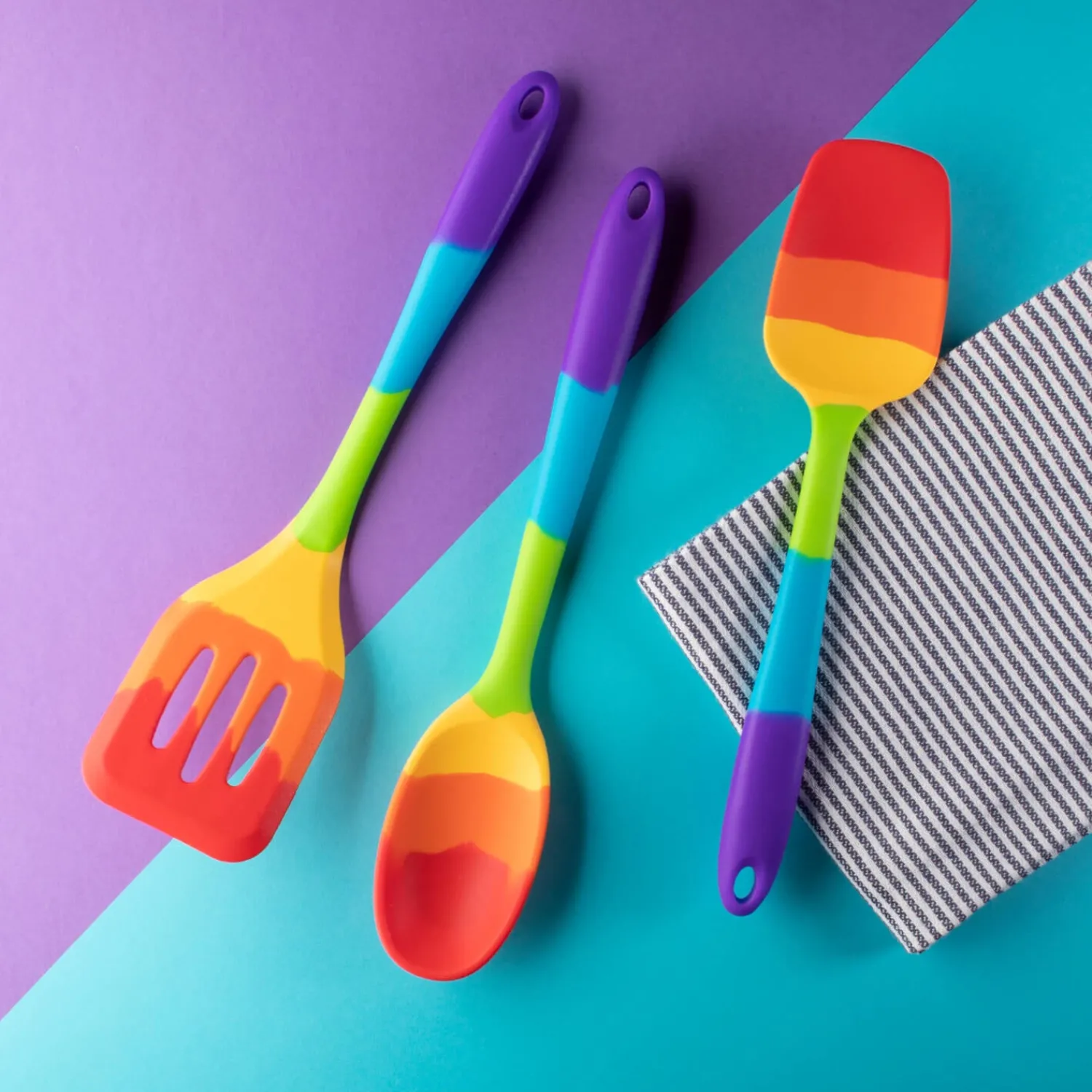 Taylor's Eye Witness Taylor's Eye Witness Silicone Spatula Spoon - Rainbow