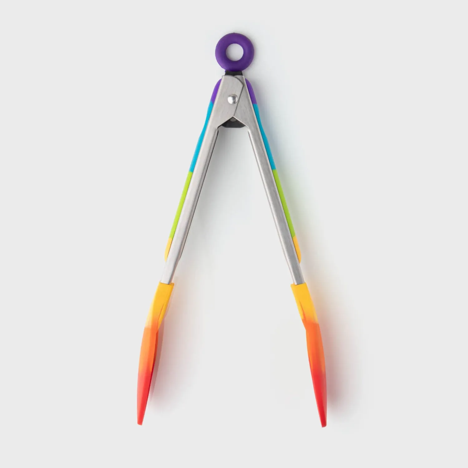 Taylor's Eye Witness Taylor's Eye Witness Stainless Steel Silicone Tongs - Rainbow