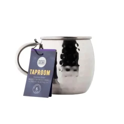Taylor's Eye Witness Taylor's Eye Witness Taproom Stainless Steel 450ml Moscow Mule Mug - Hammered Silver