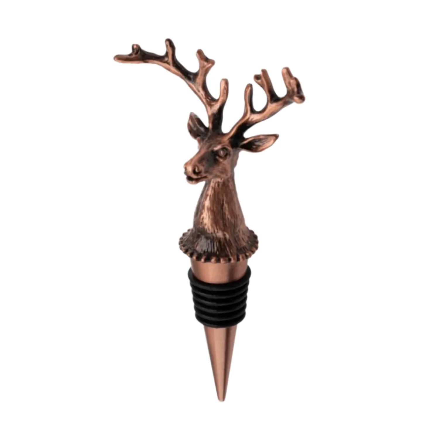 Taylor's Eye Witness Taylor's Eye Witness Taproom Classic Stag Wine Bottle Stopper - Copper