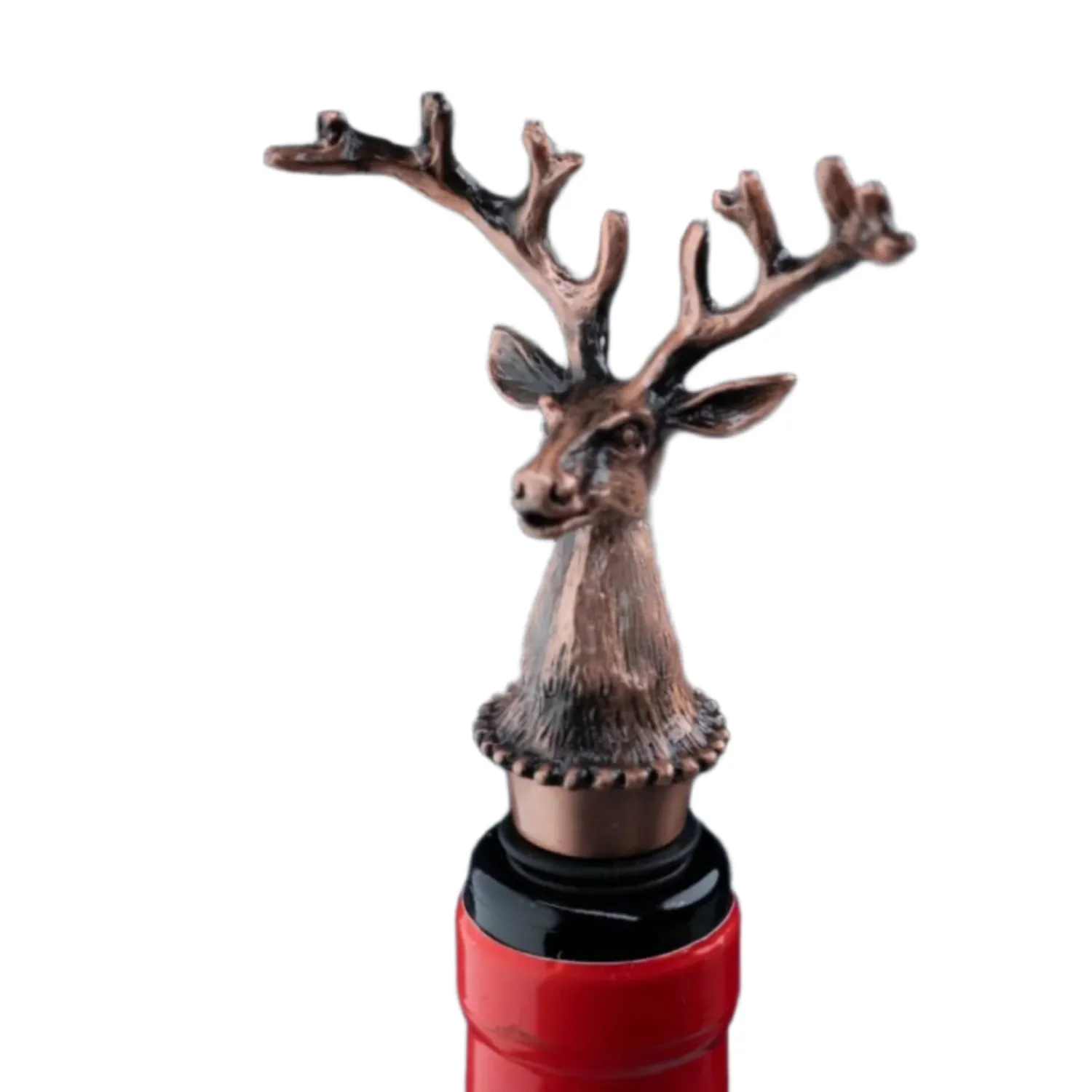 Taylor's Eye Witness Taylor's Eye Witness Taproom Classic Stag Wine Bottle Stopper - Copper