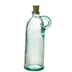 Tu0026G T&G Green House Recycled Glass 550ml Bottle with Handle & Cork